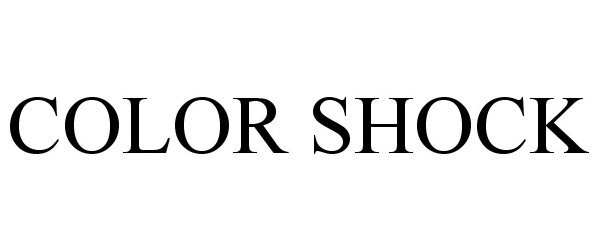 Trademark Logo COLOR SHOCK