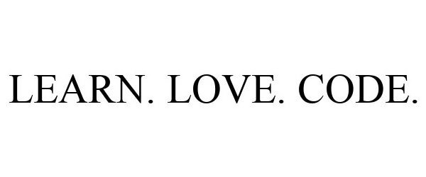 Trademark Logo LEARN.LOVE.CODE