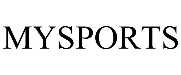 Trademark Logo MYSPORTS