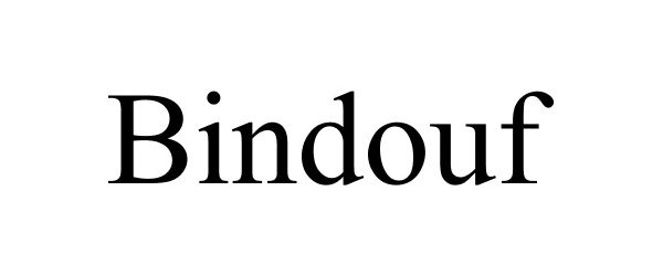 Trademark Logo BINDOUF