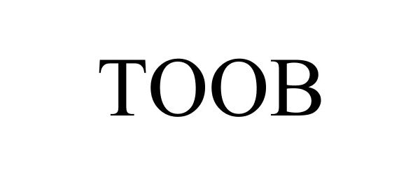 Trademark Logo TOOB