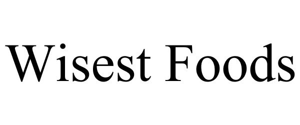 Trademark Logo WISEST FOODS