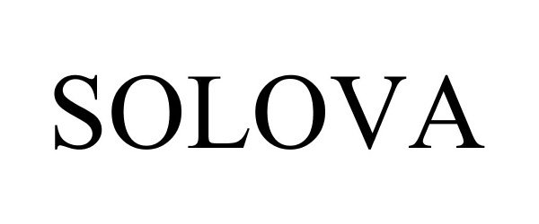 Trademark Logo SOLOVA