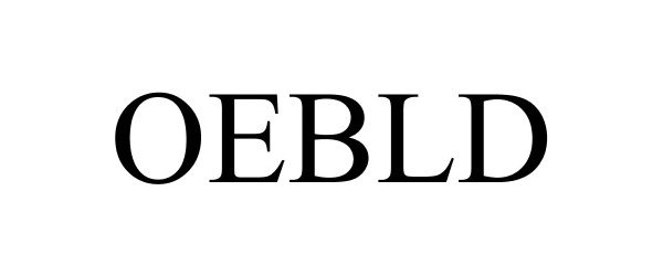 Trademark Logo OEBLD