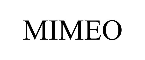 Trademark Logo MIMEO