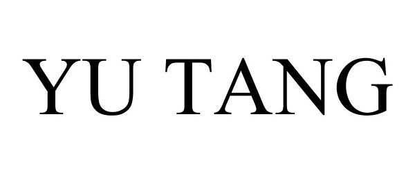 Trademark Logo YU TANG