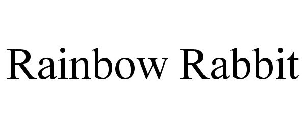  RAINBOW RABBIT