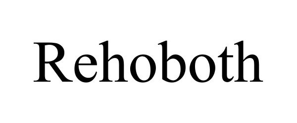 Trademark Logo REHOBOTH