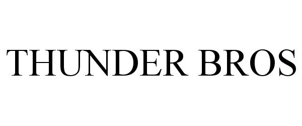 Trademark Logo THUNDER BROS