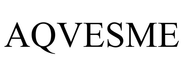 Trademark Logo AQVESME