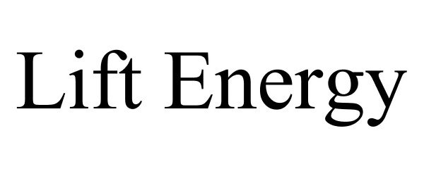 Trademark Logo LIFT ENERGY