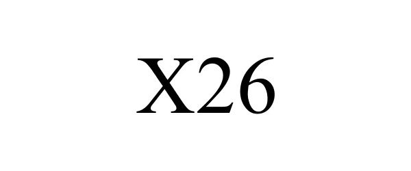 Trademark Logo X26