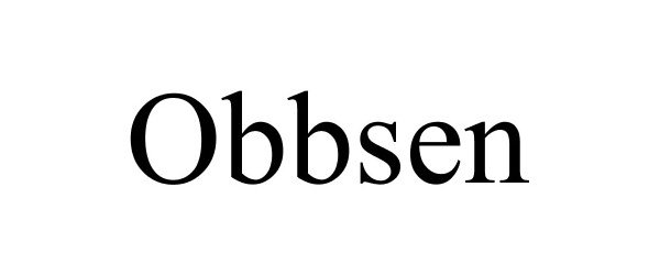 Trademark Logo OBBSEN