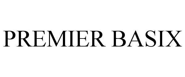 Trademark Logo PREMIER BASIX