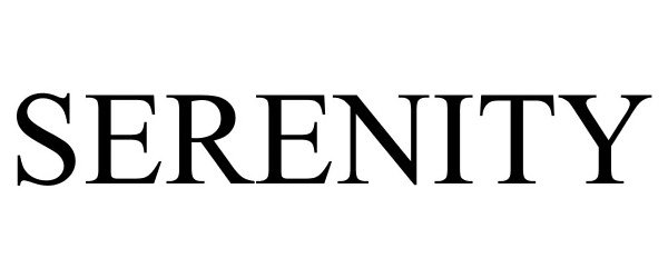 Trademark Logo SERENITY