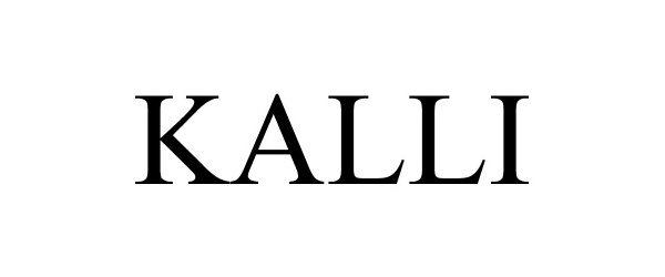 Trademark Logo KALLI