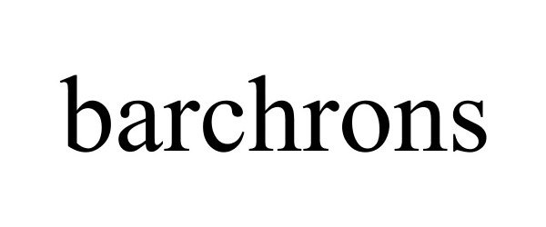 Trademark Logo BARCHRONS