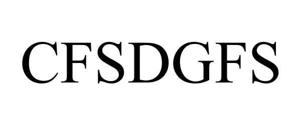  CFSDGFS