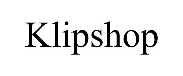  KLIPSHOP
