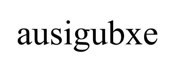 Trademark Logo AUSIGUBXE