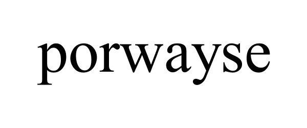  PORWAYSE