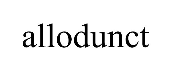 Trademark Logo ALLODUNCT