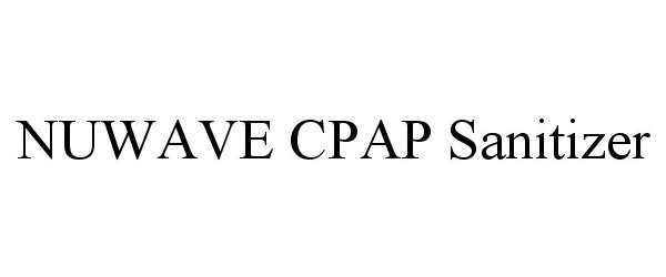 Trademark Logo NUWAVE CPAP SANITIZER