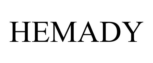 Trademark Logo HEMADY