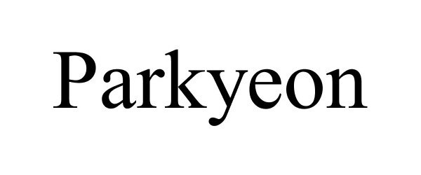 Trademark Logo PARKYEON
