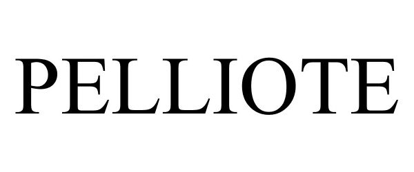 Trademark Logo PELLIOTE