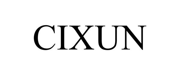 Trademark Logo CIXUN