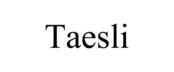  TAESLI