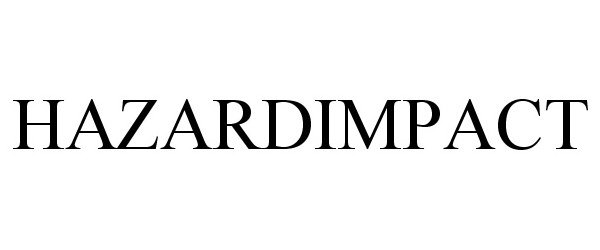 Trademark Logo HAZARDIMPACT