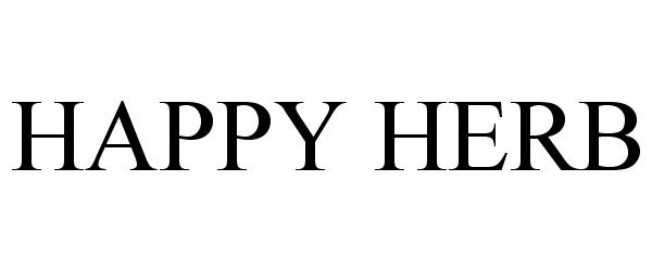 Trademark Logo HAPPY HERB