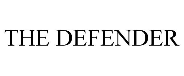 Trademark Logo THE DEFENDER