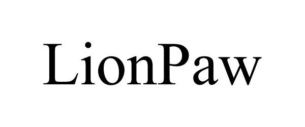 Trademark Logo LIONPAW