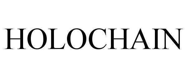Trademark Logo HOLOCHAIN