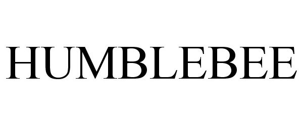 Trademark Logo HUMBLEBEE