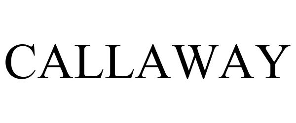 Trademark Logo CALLAWAY