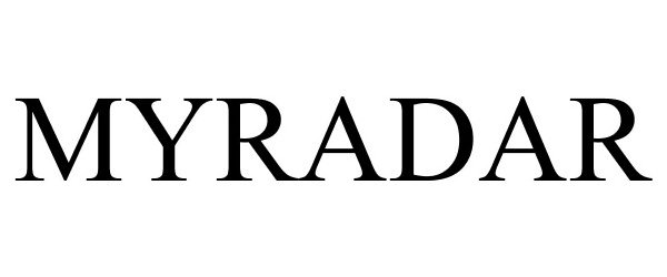 Trademark Logo MYRADAR