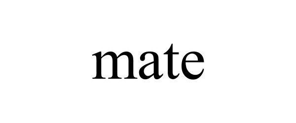 Trademark Logo MATE