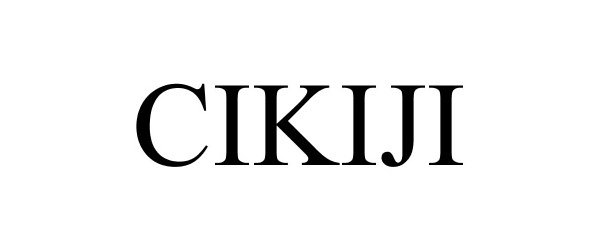 Trademark Logo CIKIJI