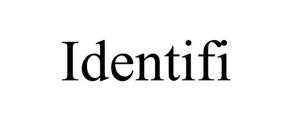 Trademark Logo IDENTIFI