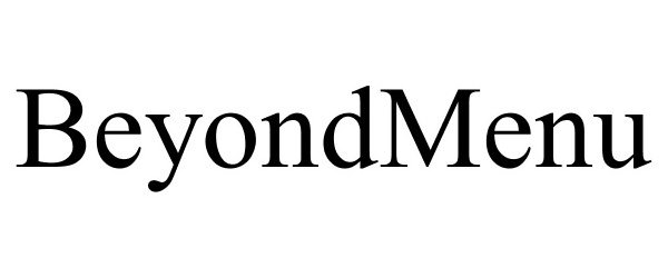 Trademark Logo BEYONDMENU
