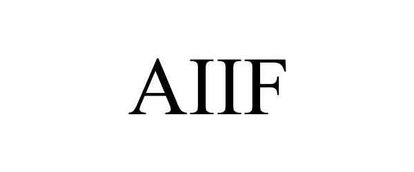 Trademark Logo AIIF