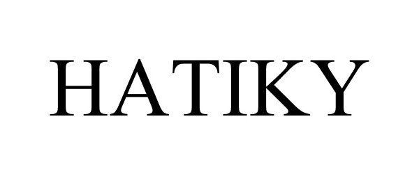 Trademark Logo HATIKY