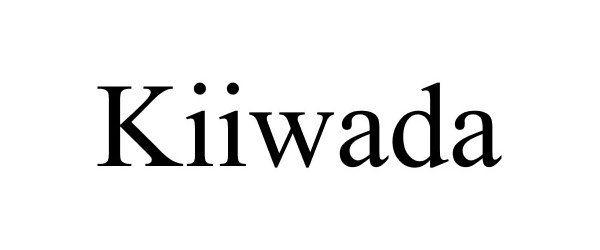 Trademark Logo KIIWADA
