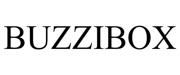 Trademark Logo BUZZIBOX