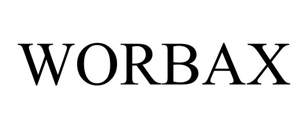 Trademark Logo WORBAX