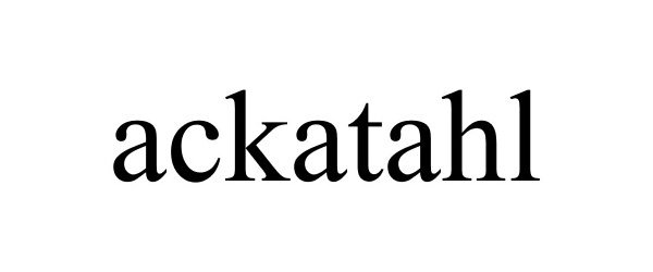  ACKATAHL